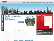 Tablet Screenshot of databarevents.com
